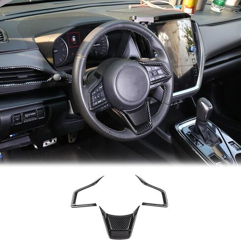 غطاء لوحة تحول التروس لعام 2024 2025 Crosstrek/Impreza ، Cender Console Carbon Carbon Diber Trim (غطاء لوحة التروس الصغيرة) النمط ب in Kuwait
