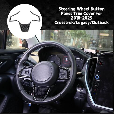 غطاء لوحة تحول التروس لعام 2024 2025 Crosstrek/Impreza ، Cender Console Carbon Carbon Diber Trim (غطاء لوحة التروس الصغيرة) النمط ب in Kuwait