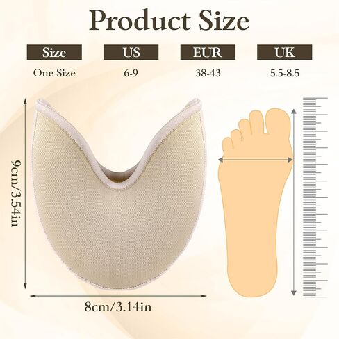 Ballet Dance Toe Pads, Soft Toe Pads for Pointe Shoes, Toes Pouches Pads Cover Forefoot Wrap Pad Toes Protectors Cover Sponge Insoles for Women Girls Dancers in Saudi Arabia