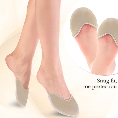 Ballet Dance Toe Pads, Soft Toe Pads for Pointe Shoes, Toes Pouches Pads Cover Forefoot Wrap Pad Toes Protectors Cover Sponge Insoles for Women Girls Dancers in Saudi Arabia