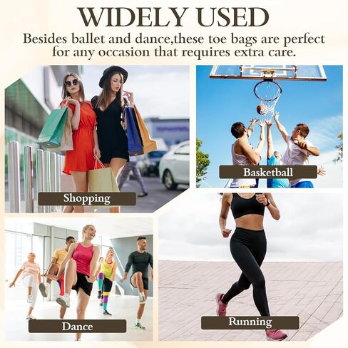 Ballet Dance Toe Pads, Soft Toe Pads for Pointe Shoes, Toes Pouches Pads Cover Forefoot Wrap Pad Toes Protectors Cover Sponge Insoles for Women Girls Dancers in Saudi Arabia