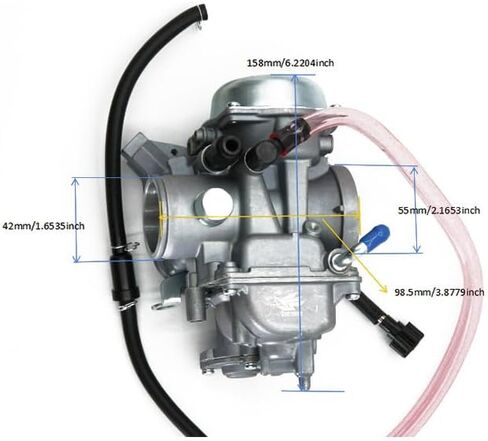 Carburetor for Yamaha Rhino 450 YXR450 2006-2009 2P5-E4901-01-00 in Saudi Arabia