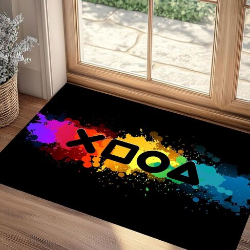 Soft Gamer Rug 5x7 Washable Gaming Carpet for Boys and Teens, Cool Bedroom and Game Room Decor, Low Pile Rug for Man Cave and Living Room in Saudi Arabia