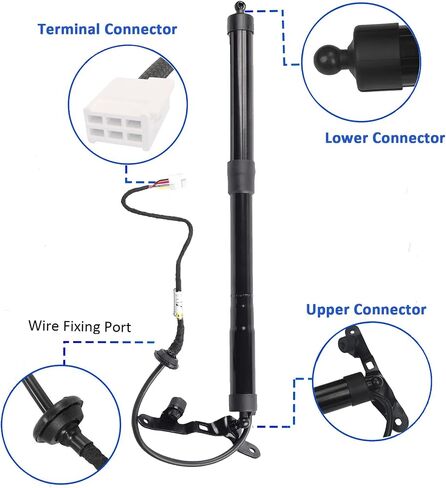تبخير الخلفي الخلفي Struts Struts Support Electric Lift Support صدمة متوافقة مع 2014 2015 2016 2017 2018 2018 in Saudi Arabia