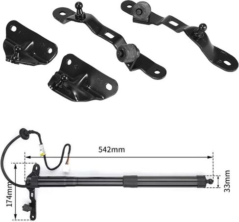 تبخير الخلفي الخلفي Struts Struts Support Electric Lift Support صدمة متوافقة مع 2014 2015 2016 2017 2018 2018 in Saudi Arabia