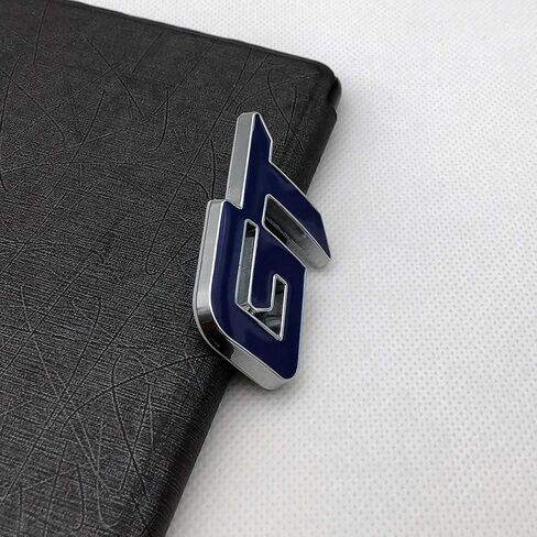 Chrome Metal GT Logo Car Emblem Premium 3D Badge Auto Racing Sport Sticker Grand Tourer Decal (Black & Red) in Kuwait