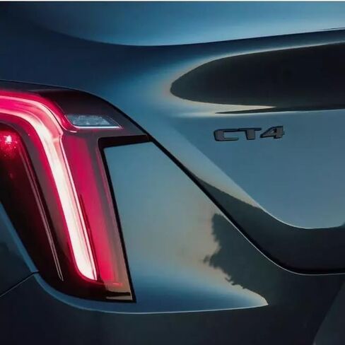 1x المعدن CT4 الجذع الخلفي decklid حرف لاصق الشارة الشارة اللوحة ملائمة لـ CT4 Sport (أسود لامع) in Kuwait