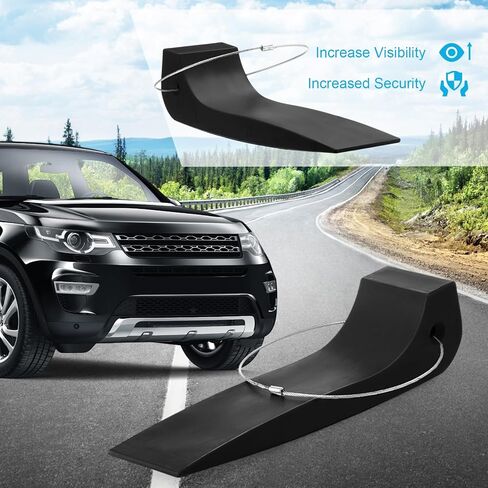 4 Pack Tire Skates for Tow Truck Wrecker, Rollback Carrier Safety, Heavy-Duty Car Skate Safe Tow Truck Accessories for Car Hauler, Flat Bed, 4000 lb Working Load Limit, Orange in Kuwait