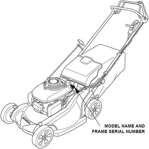 أصلي OEM Honda HRT216SDA Walk-Behind Mown Mower Moyns Cable Cable (Frame Serial Numbers MZCG-6186179 to MZCG-629999) in Saudi Arabia