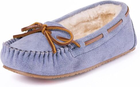 Minnetonka Women's Cally Slipper, Vintage Blue/Natural, 11 M US in Saudi Arabia