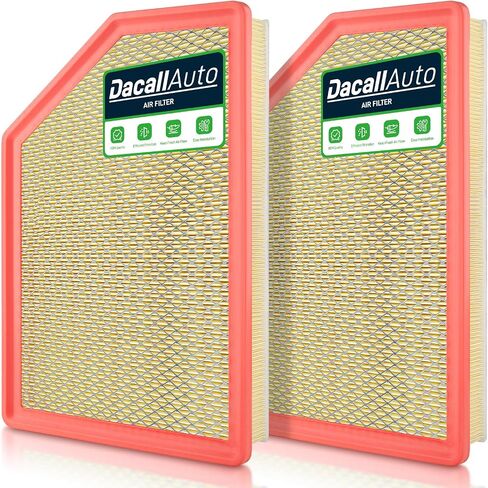 2PCS Filter Air Filter لمجموعة Chevrolet Silverado 2500/3500 HD V8 6.6L (2020-2024) ؛ لـ GMC Sierra 2500/3500 HD V8 6.6L (2020-2024). محرك الديزل فقط. استبدال 84554703 ، A3248C in Saudi Arabia