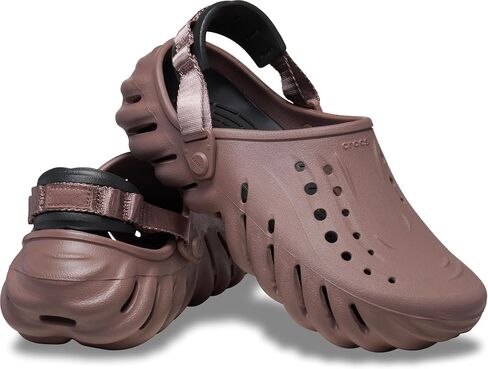 Crocs Unisex-Adult Echo Clog, Slate Grey, 10 Women/8 Men in Kuwait