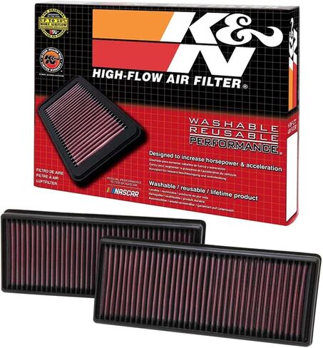 K&N High-Flow Original Lifetime Engine Air Filter: Increase Power: Premium, Washable: Compatible with 2011-2019 Merecedes Benz: (See Product Description for Select Models), 33-2474 in Saudi Arabia