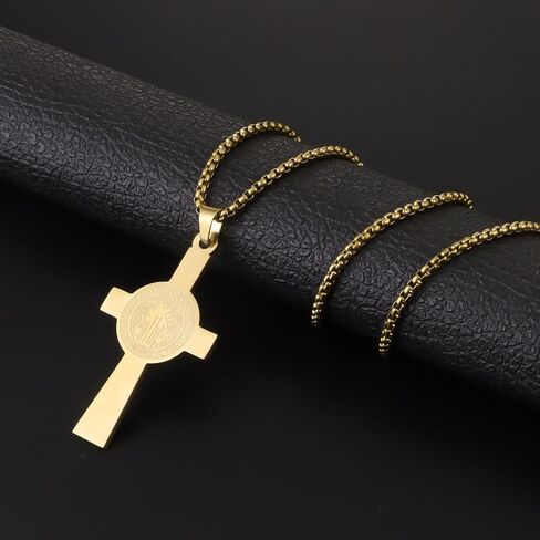 قلادة ميدالية القديس القديس بنديكت ، قلادة مريم مطلية بالذهب 14 كيلو ، قلادة فيرجين دي غوادالوبي تميمة سيدة غوادالوبي تميمة هدايا دينية للنساء المجوهرات in Kuwait