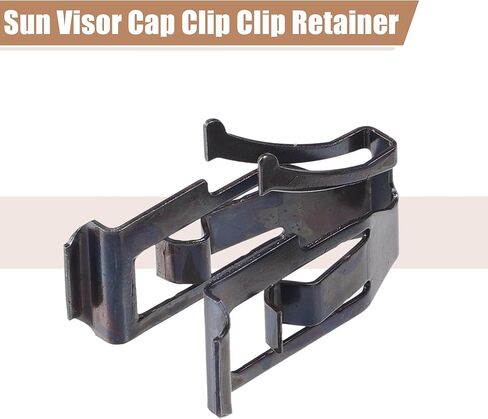 X AutoHaux 2PCS Black Iron Sun Cap Clip Clip Clip Retainer No.74336-52010 for Toyota Land Cruiser Camry Yaris Corolla for Lexus in Kuwait