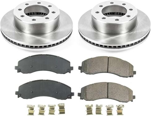 Power Stop KOE8478 Autospecialty Front Replacement Brake Kit-OE Brake Rotors & Ceramic Brake Pads For 2019 2020 2021 2022 Ram 2500 | 2019 2020 2021 2022 Ram 3500 in Saudi Arabia