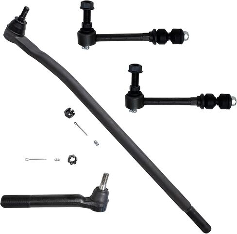 Detroit Axle - 4WD Front Tie Rods Sway Bars for 2010 2011 2012 Ram 2500 3500 2 Left Outer & Right Inner Tie Rod Ends 2 Sway Bar Links Replacement in Saudi Arabia