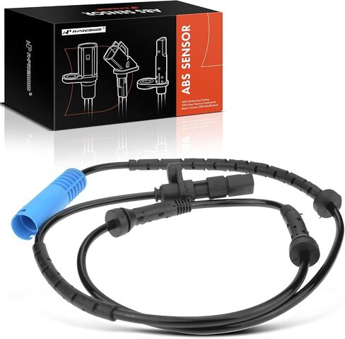 A-Premium ABS Wheel Speed Sensor Compatible with BMW Models - E39 525i 2001-2003, 528i 1999-2000 I6 2.8L, 540i 1999-2003 V8 4.4L, Station Wagon - Rear Driver or Passenger Side, Replace# 34520025720 in Saudi Arabia