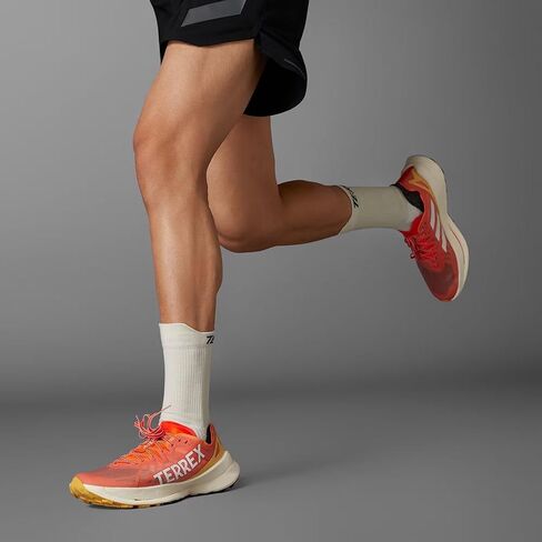 Adidas Mens Terrex Agravic Speed Ultra Trail Trail Runnakers أحذية - Orange - حجم 8 م in Saudi Arabia