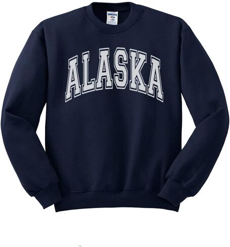 TeesAndTankYou Arch Alaska Sweatshirt Unisex in Saudi Arabia