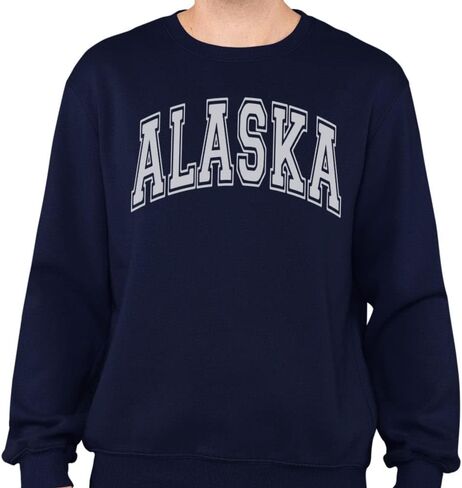 TeesAndTankYou Arch Alaska Sweatshirt Unisex in Saudi Arabia