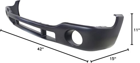 Aftermarket Gmc Sierra 03-07 Bumper Cover Front Primed W/Fog Holes in Saudi Arabia