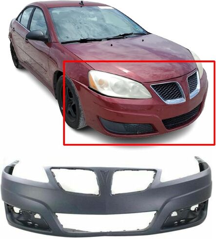 FitParts Compatible With Front Bumper Cover 2009 2010 Pontiac G6 Sedan/Coupe 09 10. New, Primed & Ready for Paint. GM1000904 25961375 in Saudi Arabia