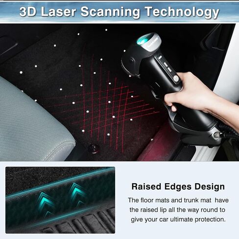 Mixsuper Floor Mats for Toyota GR86 2022-2024 All Weather Floor Liners 1st & 2nd Row Set Black in Kuwait