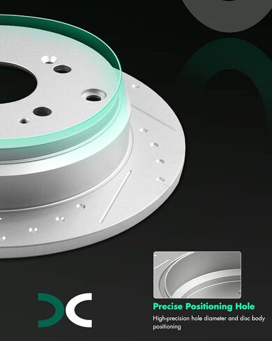 SCITOO Rear 12.32" Brake Pads and Rotors Kits Fit For Honda Odyssey 2005 2006 2007 2008 2009 2010 in Saudi Arabia
