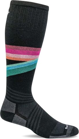 جورب ضغط متدرج متوسط ​​للنساء من Sockwell Rainbow Racer Ski in Saudi Arabia
