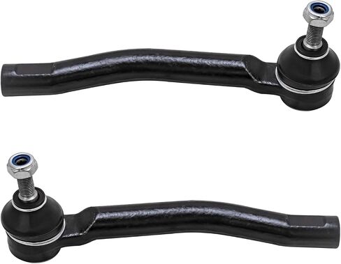 Detroit Axle - 2 Front Outer Tie Rods for 2011-2017 Nissan Juke 2011-2014 Nissan Leaf, Outer Tie Rods Assembly Replacement in Saudi Arabia