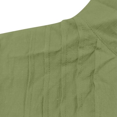 Summer Tops for Women 2025 Trendy Cotton Linen Button Down Shirts Business Casual Short Sleeve Blouses Work Clothes in Saudi Arabia