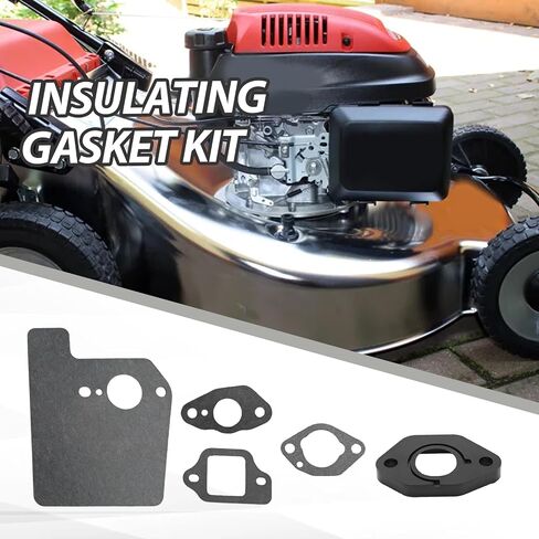 2 Sets 19651-Z0L-000 Carburetor Insulator Gasket Kit, Replacement for Honda GCV160 GCV160A GCV160LA GCV160LAO GCV160LE Engines, Replaces 16211-ZL8-000 in Saudi Arabia