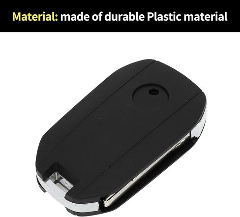 X AutoHaux Key Shell Case بدون مفتاح إدخال مفتاح Remote مفتاح FOB لـ Toyota Tundra 2010-2017 لـ Toyota Tacoma 2010-2016 3 Buttons GQ43VT20T in Saudi Arabia