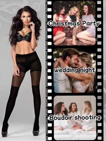 Jansun 3 Pairs Womens Faux Thigh High Fishnet Stockings Women Fishnet Tights Patterned Pantyhose Over the Knee Goth Striped Suspender Tights in Saudi Arabia