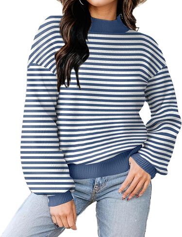 Zeagoo Women's Sweaters 2024 Winter Fashion Trendy Long Sleeve Turtleneck Tops in Saudi Arabia