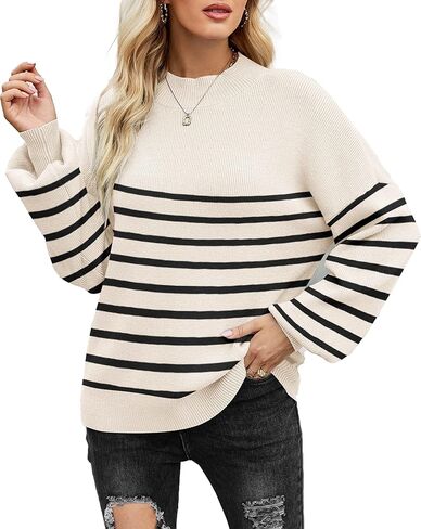 Zeagoo Women's Sweaters 2024 Winter Fashion Trendy Long Sleeve Turtleneck Tops in Saudi Arabia