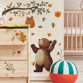 SHUCHING Cartoon Jungle Animal Wall Decal for Kid Room | Safari Elephant Giraffe Wall Sticker, Wall Decor for Nursery Playroom Kid Bedroom in Saudi Arabia