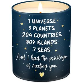 OASSIE Birthday Gifts for Him Her Couple - Long Lasting Vanilla Lavender Candle 10 oz - Anniversary Wedding Gifts for Men Women Boyfriend Girlfriend Husband Wife Friends in Kuwait