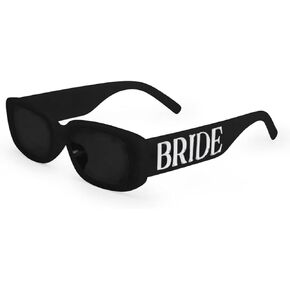 Bride Sunglasses - Black + Silver Marble | Bachelorette Party Sunnies, Engagement Decorations, Bridal Shower Accessory, Bridesmaid Favors, Bride To Be Gift, Bachelorette Sunglasses in Saudi Arabia