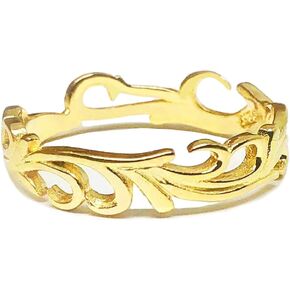 Clostoutwarehouse 925 Sterling Silver Flame Fligree Ring (يأتي بالألوان) in Kuwait