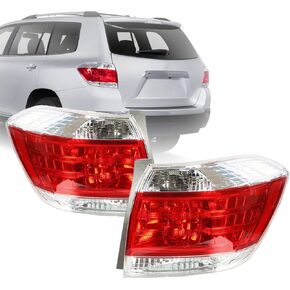 2 عبوة LH و RH Tail Light Assembly بديل لـ Highlander 2011 2012 2013 Driver and Passenger Side in Kuwait