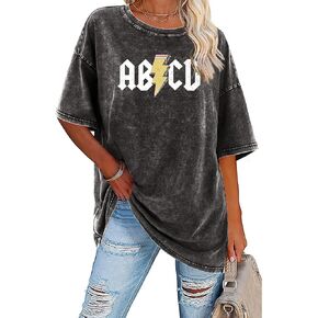 Teacher Shirts for Women Oversized Tshirts Teacher Appreciation Gifts Shirt Letter Printed Short Sleeve Tee Shirts in Saudi Arabia