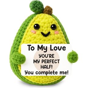 Positive Crochet Avocado Emotional Cheer Support Crochet Mini Handmade Fathers Day Graduation Birthday Gifts for Women Coworker Friends Student in Kuwait
