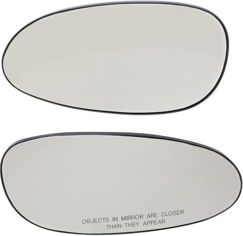 لبويك Century 1997 98 99 00 01 02 03 04 2005 Side Mirror Glass Passenger Side | غير حار | مع لوحة الدعم | نوع الزجاج المحدب | استبدال 12453282 in Kuwait
