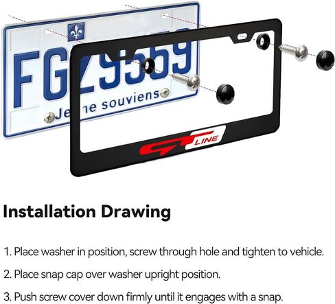 2PCS Matte Black License Plate Frames Compatible with Ford Raptor R,Solid Metal License Plate Holder, 2 Holes and Screws Fits Standard Vehicles 12.2 X 6 in in Saudi Arabia