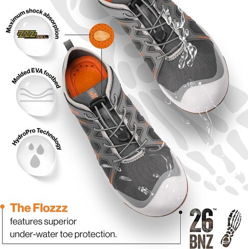 Flozzz Hybrid Water Shoes for Men – Drainage Men Footwear for Wet Terrain in Kuwait