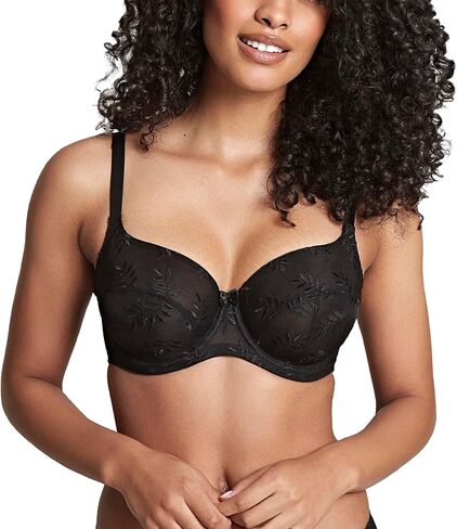 Panache Tango Balcony Bra for Women – Wired, Non-Padded Full Cup Support with Leaf Embroidery in Kuwait