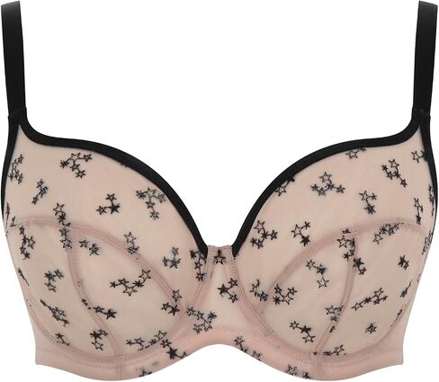 Panache Tango Balcony Bra for Women – Wired, Non-Padded Full Cup Support with Leaf Embroidery in Kuwait