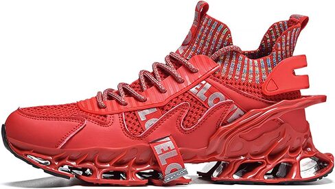 Men's Running Shoes Tennis Walking Fashion Sneakers Breathable Anti-Slip Gym Athletic Trainers Outdoor Lightweight Sports High Top Basketball Shoes in Saudi Arabia
